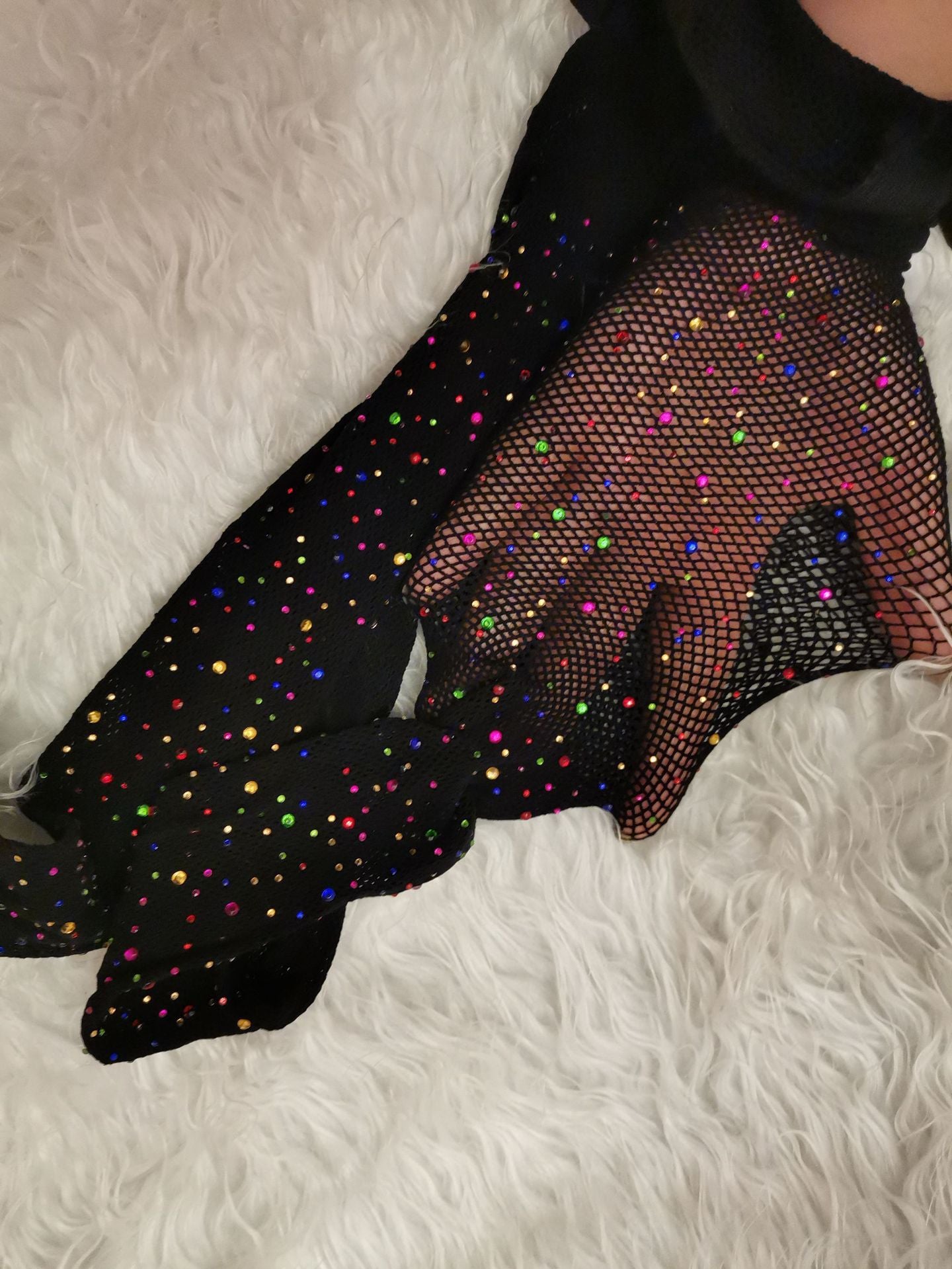 Sexy Fishnet Stockings Hot Drilling Socks Fishnet Garter Drill Mesh Small Mesh Rompers
