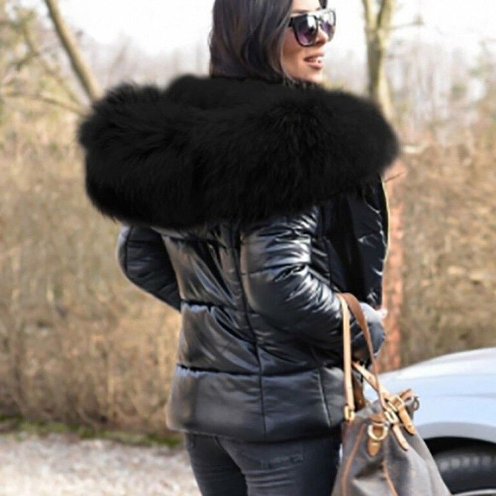 Women's short down padded jacket