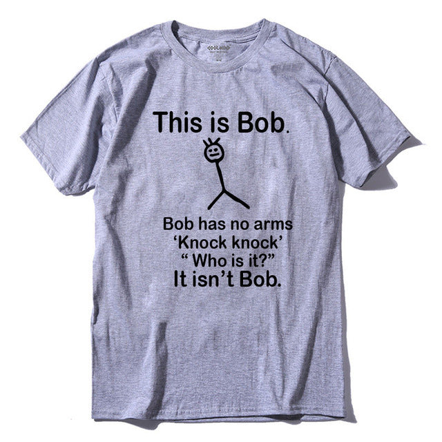 Hot T-shirt O-neck men's short-sleeved T-shirt casual loose funny high-quality shirt