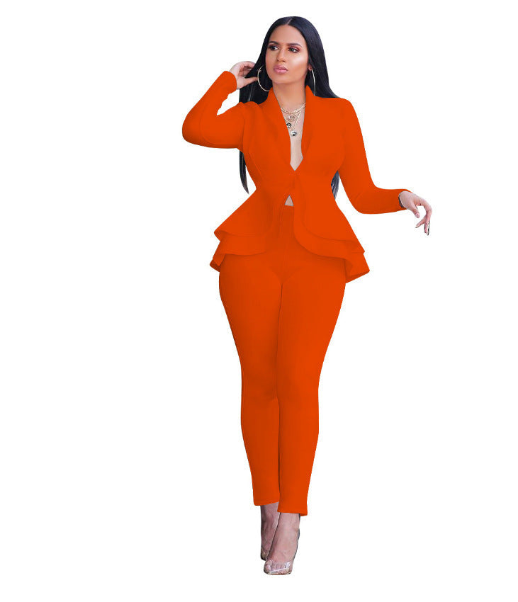 Casual Fashion Uniform Casual Suit