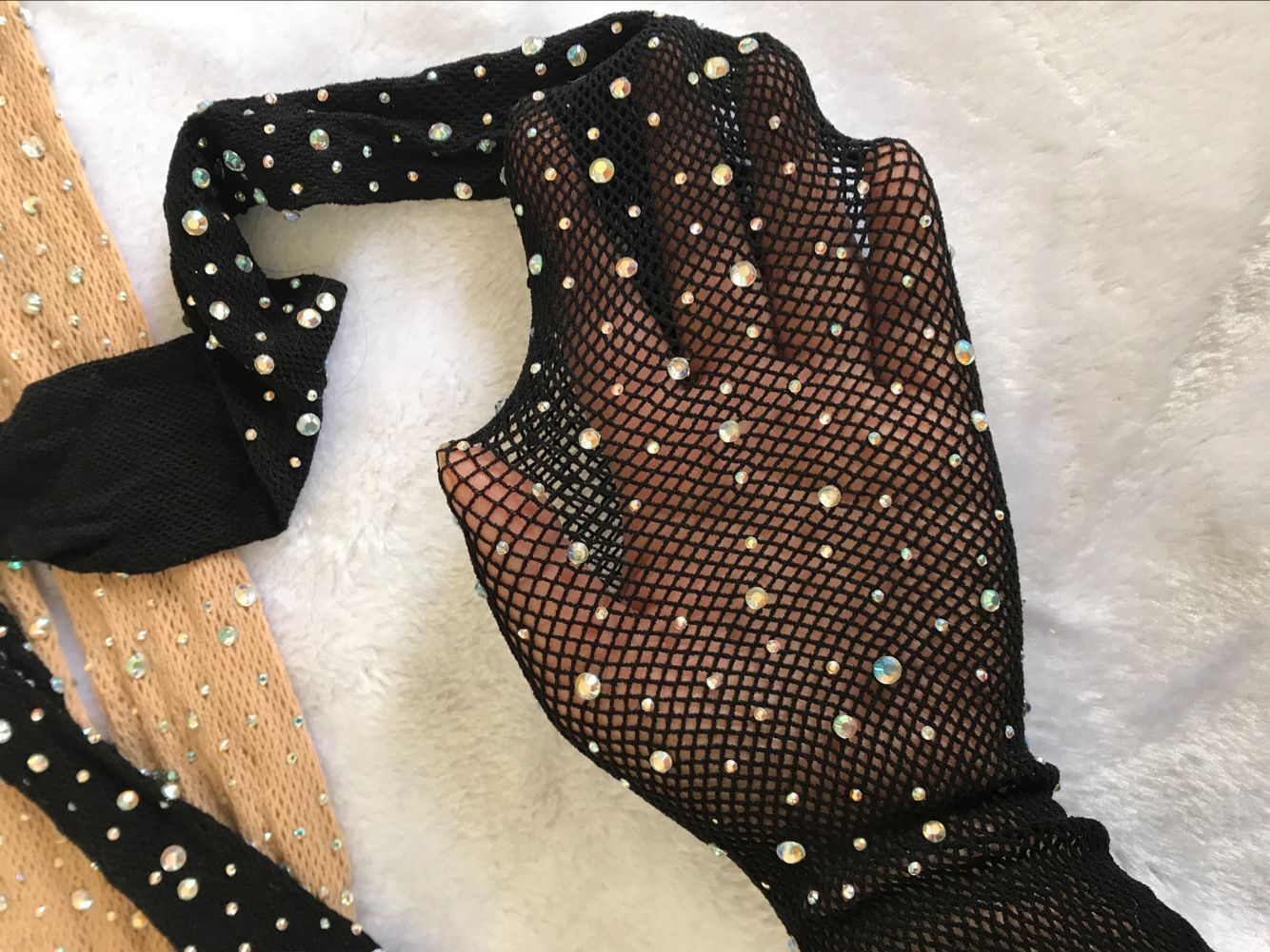 Sexy Fishnet Stockings Hot Drilling Socks Fishnet Garter Drill Mesh Small Mesh Rompers